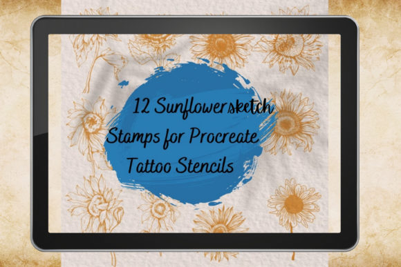 Accelerating Digital Artistry: The Strategic Value of the 12 Sunflower Stamps for Procreate Set