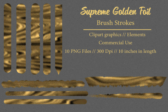 Elevate Your Designs with Supreme Golden Foil Brush Strokes: A Comprehensive Guide to Digital Creativity