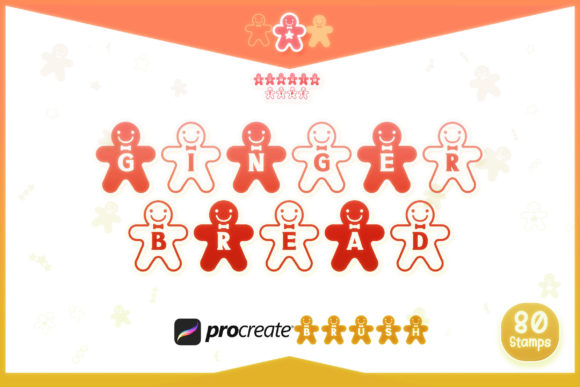Evaluating the Procreate Brush Gingerbread Alphabet A-Z for Digital Illustration