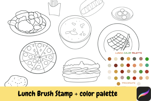 Lunch Procreate Brush Stamps Color Ipad: A Creative Guide