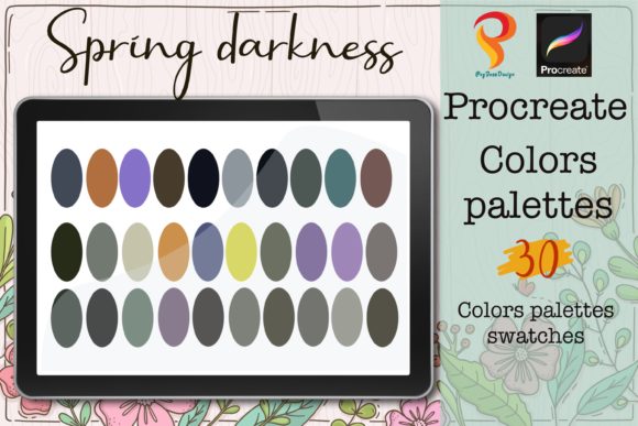 Mastering Mood and Light with Procreate Spring Darknesses Colors