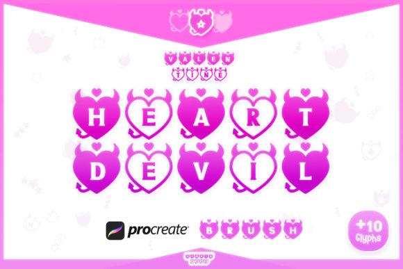 Mastering the Procreate Brush Heart Devil Valentines Set for Professional Results
