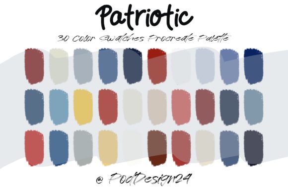 Mastering the Procreate Color Palette Patriotic for Digital Illustrators