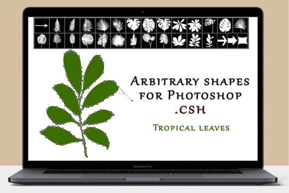 Mastering Tropical Leaf Shapes in Photoshop: A Guide to Scalable Vector Design