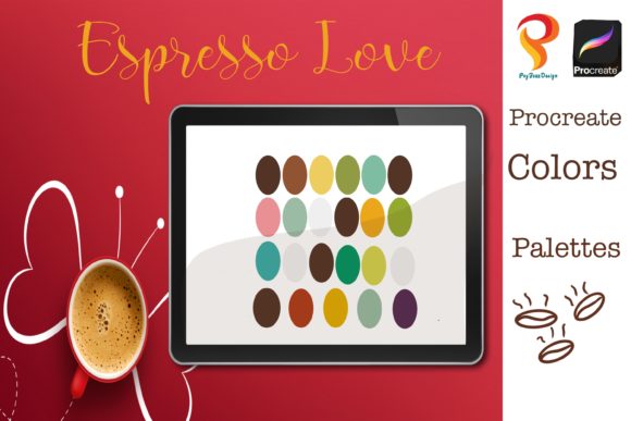 Strategic Color Management with Espresso Love Palettes for Procreate