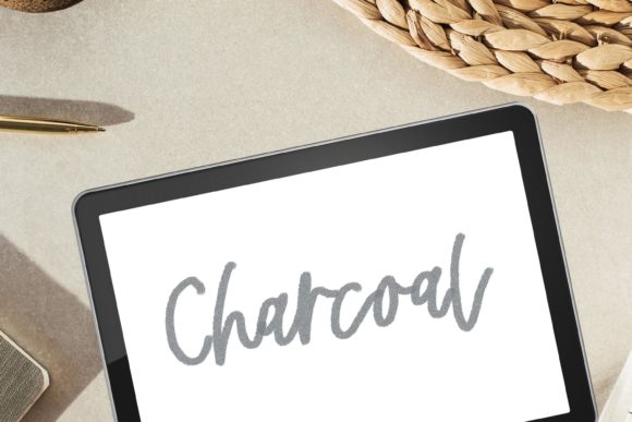 Strategic Visual Communication with the Charcoal Procreate Lettering Brush