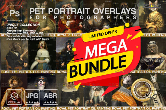 Transforming Pet Photos into Royal Masterpieces with the MEGA BUNDLE