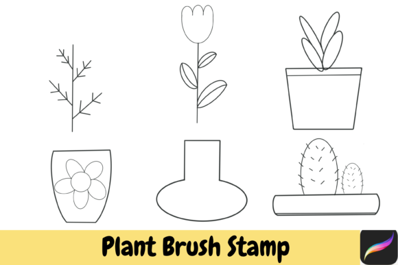 Unleash Your Inner Botanist: Mastering Digital Florals with Plant Procreate Hand Drawn Brush Stamps