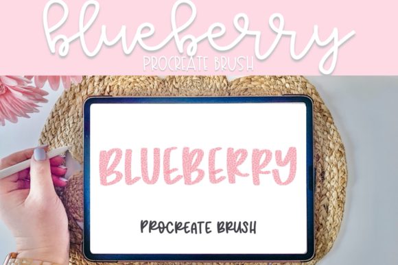 Unlock Creativity with the Blueberry Procreate Brush