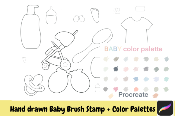 Unlocking Creativity: A Guide to Using Baby Procreate Brush Stamps on iPad